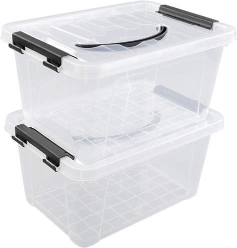 metal storage boxes with handles|clear storage containers with handles.